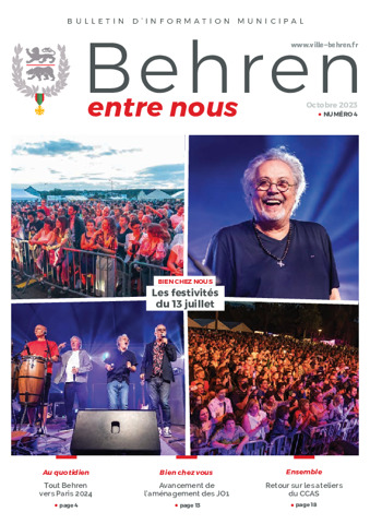 Behren entre nous_Bulletin municipal n°4_Octobre 2023