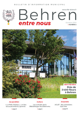 Behren entre nous_Bulletin municipal n°2_Octobre 2021