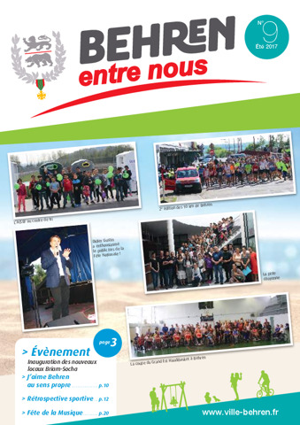 Behren entre nous_Bulletin municipal n°9_Été 2017