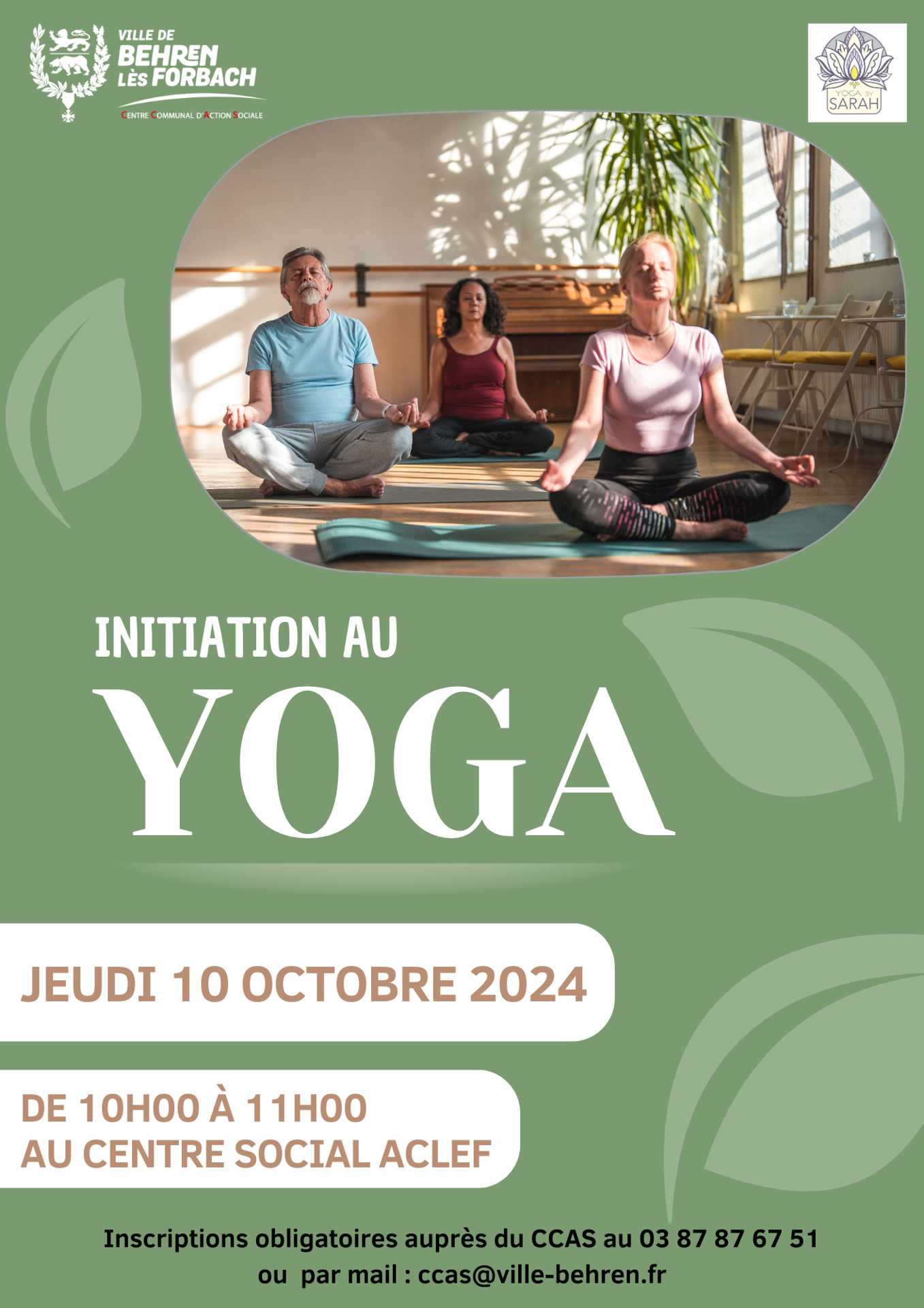 Atelier Yoga spécial séniors