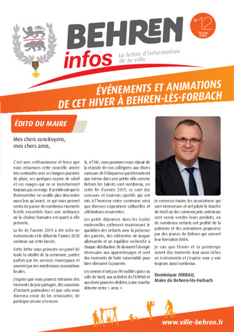 Lettre du Maire N°12_Février 2020