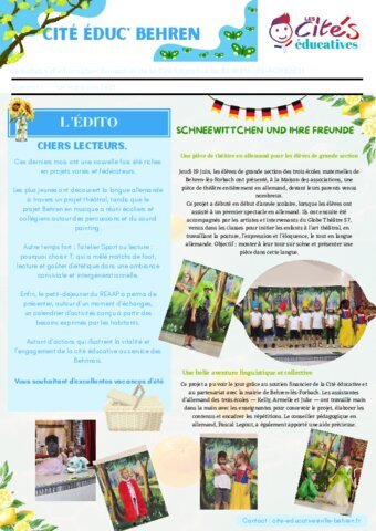 Cité éducative_bulletin d'information bimestriel_Numéro 17