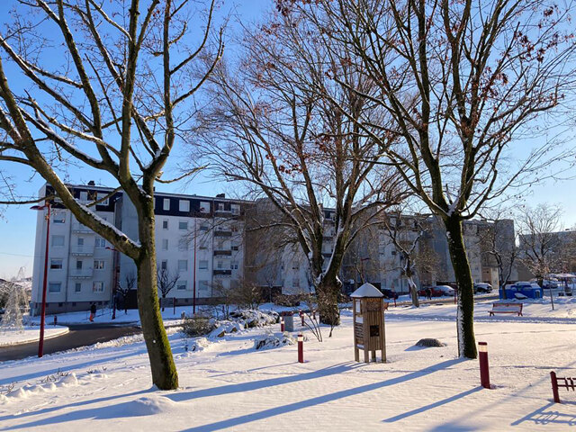 Behren-lès-Forbach sous la neige (2021)