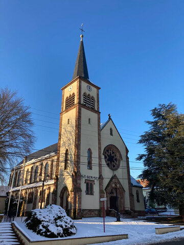 Église - Behren-lès-Forbach sous la neige (2021)