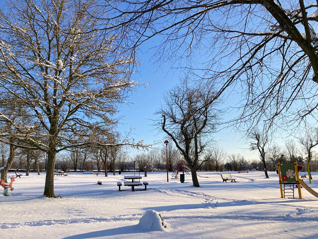 Behren-lès-Forbach sous la neige (2021)