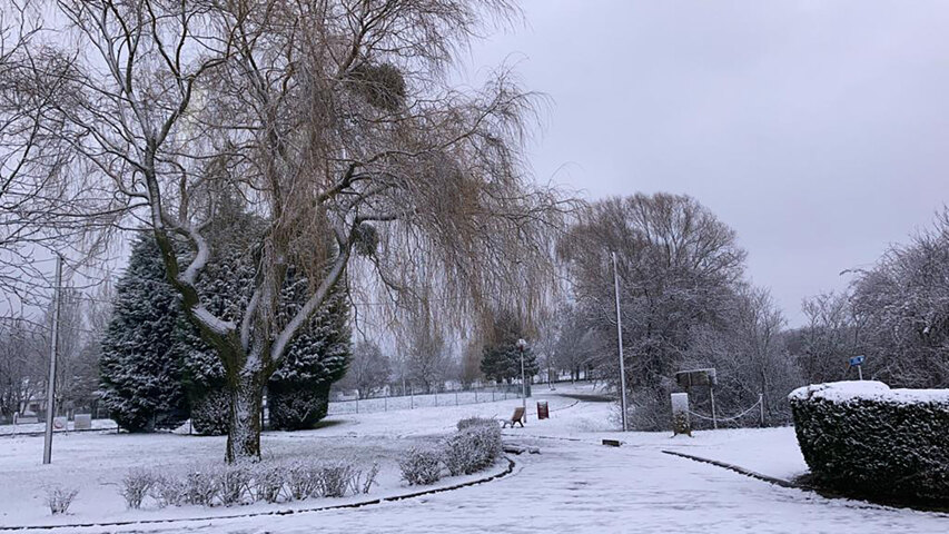 Behren-lès-Forbach sous la neige (2021)